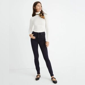 Madewell 10" High-Rise Skinny Jeans in Eclipse Wash AC134